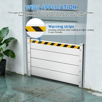 Aluminum Flood Barrier for Home, Reusable Heavy-Duty Outdoor Flood Barrier Panel