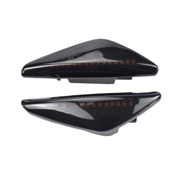 2Pcs Smoked Car Dynamic LED Side Marker Light Turn Signal Light For- X3 F25 X5 E70 X6 E71 E72 2008-2014