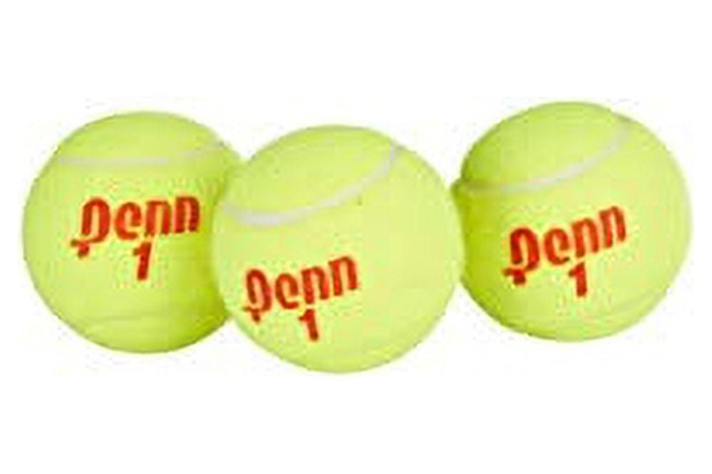 Penn Regular Duty Felt Pressurized Championship Tennis Balls, Yellow, 72 Pieces