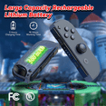 thumbnail image 2 of for Wireless Controller for Nintendo Switch Controller- Gray Game Controller Joypad, 2 of 5