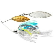 War Eagle WE38NW19 Nickel Frame Double Willow Spinnerbait Sexxy Shad Fishing Lure