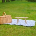 thumbnail image 5 of LABSERRON Portable Small Outdoor Table 1 Pc in Light Brown for Various Occasions, 5 of 8