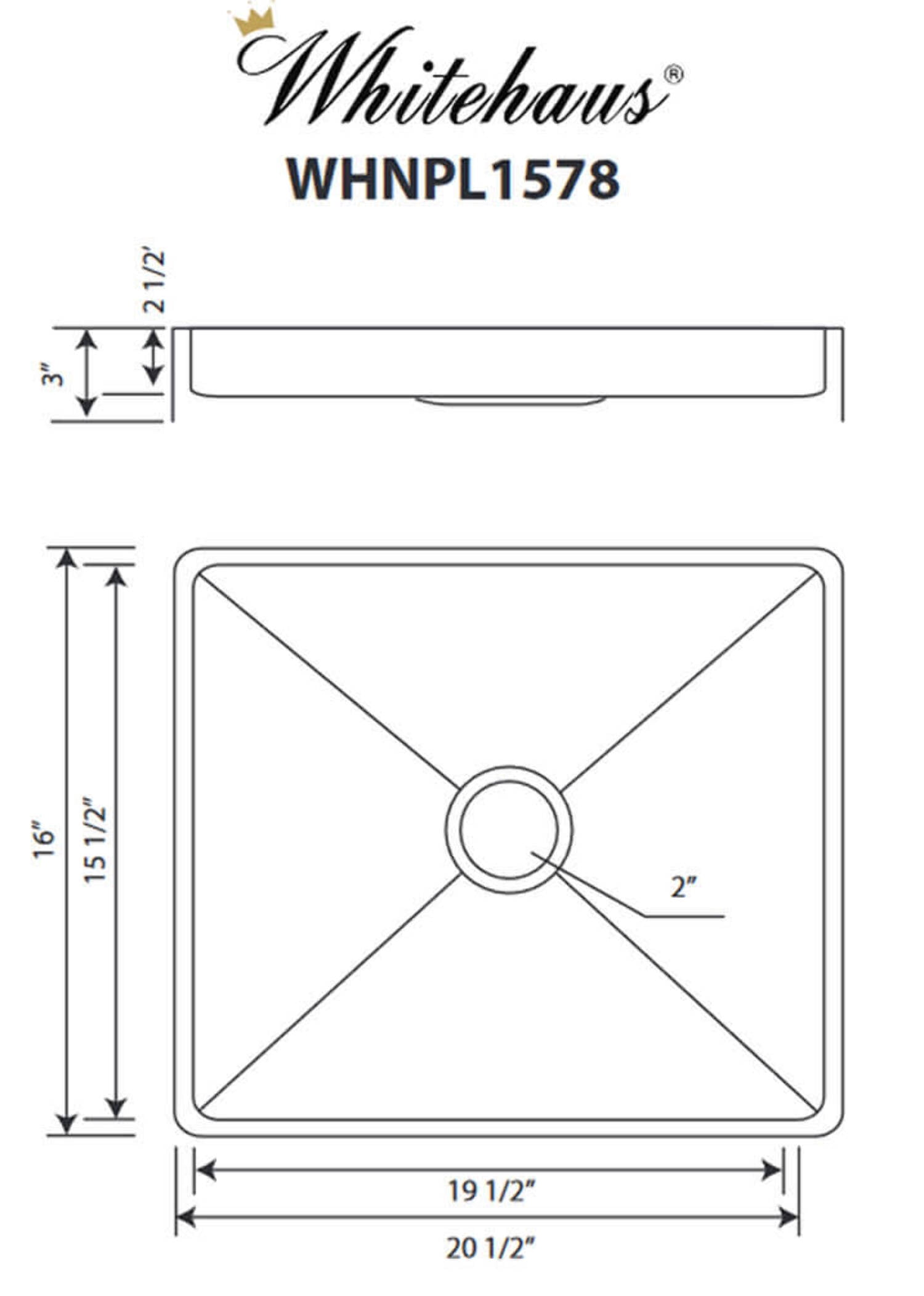 noaページ Noah Plus 18 gauge, rectangular above mount bath basin set