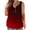 Wine, variant on Plus Size Tank Tops For Women Sevevn Womens Tank Summer Solid Sleeveless Flared Trendy Casual Blouse Button Tunic Shirt
