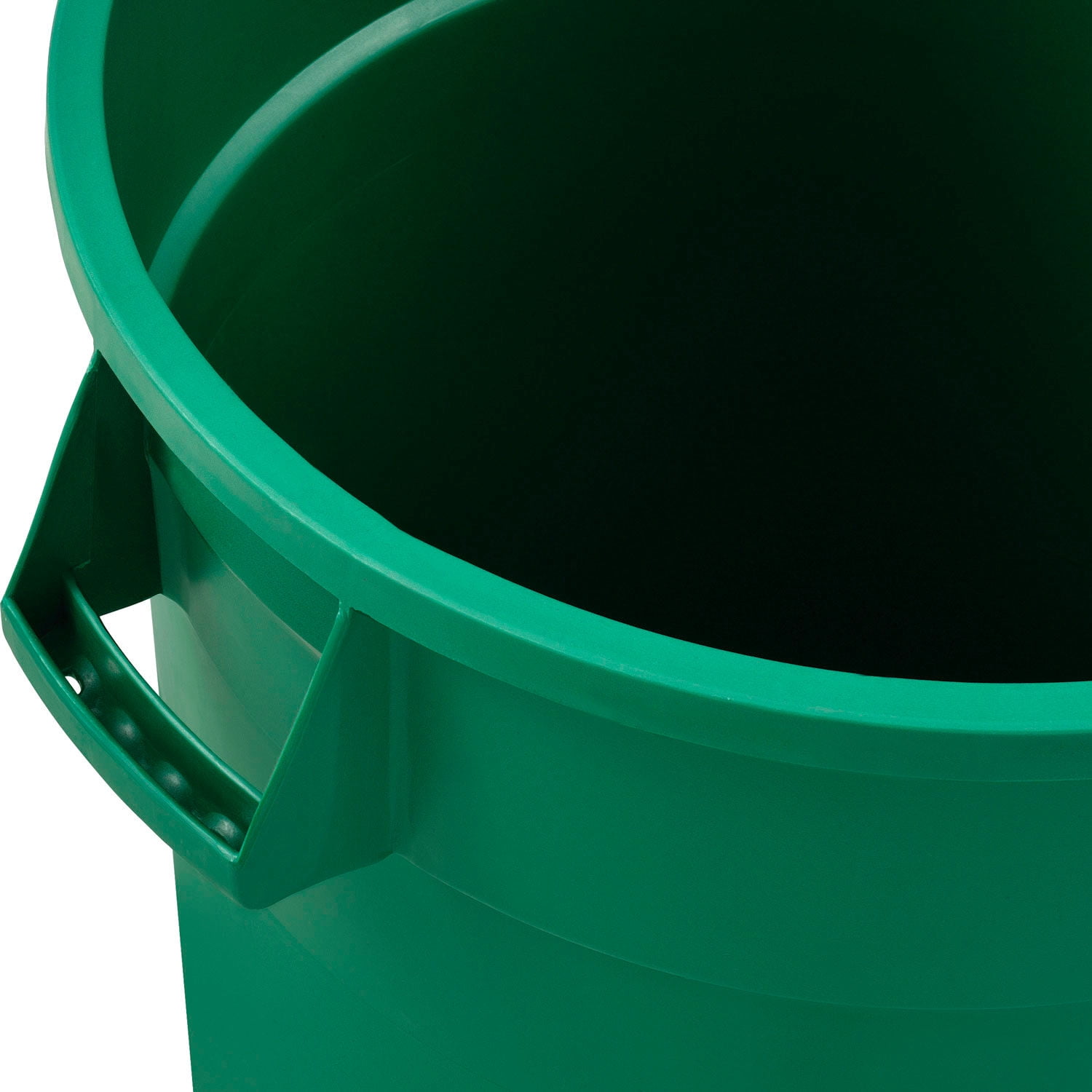 Global Industrial Plastic Trash Can - 32 Gallon Green