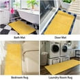 thumbnail image 6 of Boho Kitchen Mat Set of 2,Modern Farmhouse Kitchen Rugs and Mats Non Skid Washable,Moroccan Boho Runner Rugs with Rubber Backing for Kitchen Decor and Accessories (Yellow 17"x47"+17"x30"), 6 of 7