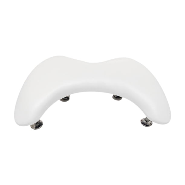 Reposabrazos en forma de U para manicura, portátil, transpirable, cómodo y desmontable. Blanco