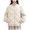 White, variant on Fall Jackets for Women 2025 Puffer Ladies Winter New Diamond Lattice Women's Loose Jacket Thin Cotton-padded Jacket Long Sleeve Cotton-padded Jacket M Black