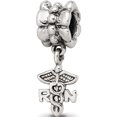 thumbnail image 1 of Sterling Silver Reflections Nurse Symbol Dangle Bead (20.91 X 7.27) Made In Thailand qrs1608, 1 of 5