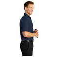thumbnail image 3 of Port Authority Men's Adult Core Classic Pique Polo Shirt River Blue Navy 5X-Large, 3 of 4