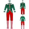 thumbnail image 2 of Traje de traje de Cosplay de Papá Noel uniforme de fiesta de Navidad sólido de moda para hombre Pompotops oipoqjl51736, 2 of 8