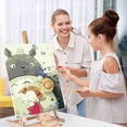 thumbnail image 3 of DIY Oil Painting Paint By Numbers Kit For Adults Beginners Kids,16x20inch Cartoon Chinchilla Canvas Painting Wall Art Set With Acrylic Pigment And Brushes (NO Frame), 3 of 4