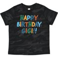 thumbnail image 3 of Inktastic Happy Birthday Gigi Boys or Girls Toddler T-Shirt, 3 of 5
