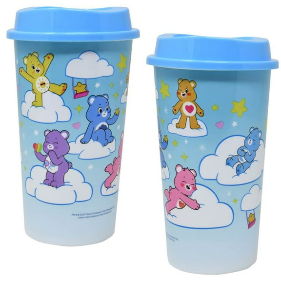 Care Bears 20oz Plastic cup with lid