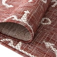 thumbnail image 6 of Unique Loom Outdoor Coastal Collection Area Rug - Ahoy (7' 10" Square Rust Red/Ivory), 6 of 9