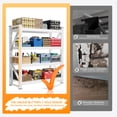 thumbnail image 6 of Welfiya Garage Shelving,Heavy Duty Storage Rack,4 Tiers Metal Storage Rack Shelf, Adjustable Shelving Unit for Garage,Kitchen,Warehouse,Basement (White, 59.1" W x 23.6" D x 78.7" H), 6 of 10