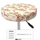 thumbnail image 4 of Balery Howdy Cowgirl Fundas de asiento para taburete de bar redondo de tela de terciopelo ajustables que protegen de arañazos y manchas para sillas de 14 a 17 pulgadas.-14 inch, 4 of 7