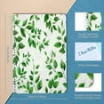thumbnail image 2 of Spiral Notebook,Double-Wire Spiral College Lined Journal Notebook for Study and Notes,100 Pages,5.71x 8.26 in - Refreshing Pattern of Green Leafy Branches, 2 of 7