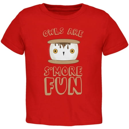 

Owl Are S More Fun Red Toddler T-Shirt - 4T
