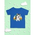 thumbnail image 3 of Husky Pup Retro Design T-Shirt Infant -Image by Shutterstock,  6 Months, 3 of 4