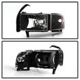 thumbnail image 2 of For 94-02 Dodge Ram Pickup 2500/3500 TD Crystal Headlights + Corner Lights Set (Black) TD-HD-JH-DR94-SET-BK, 2 of 4
