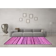 thumbnail image 3 of Ahgly Company Indoor Rectangle Abstract Purple Modern Area Rugs, 7' x 10', 3 of 4