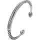 thumbnail image 1 of Pulsera con mantra de seis caracteres, pulsera abierta con corazón sutra, pulsera retro con línea retorcida, para hombre, 1 of 6