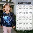 thumbnail image 2 of Garronmavis Blue Axolotl Long Sleeve Sweatshirt Warm Pullover Drop Shoulder Sweater 8T Lightweight Pullover Crewneck Long Sleeve Shirt Breathable Toddler Girl Clothes for Cooler Days, 2 of 7