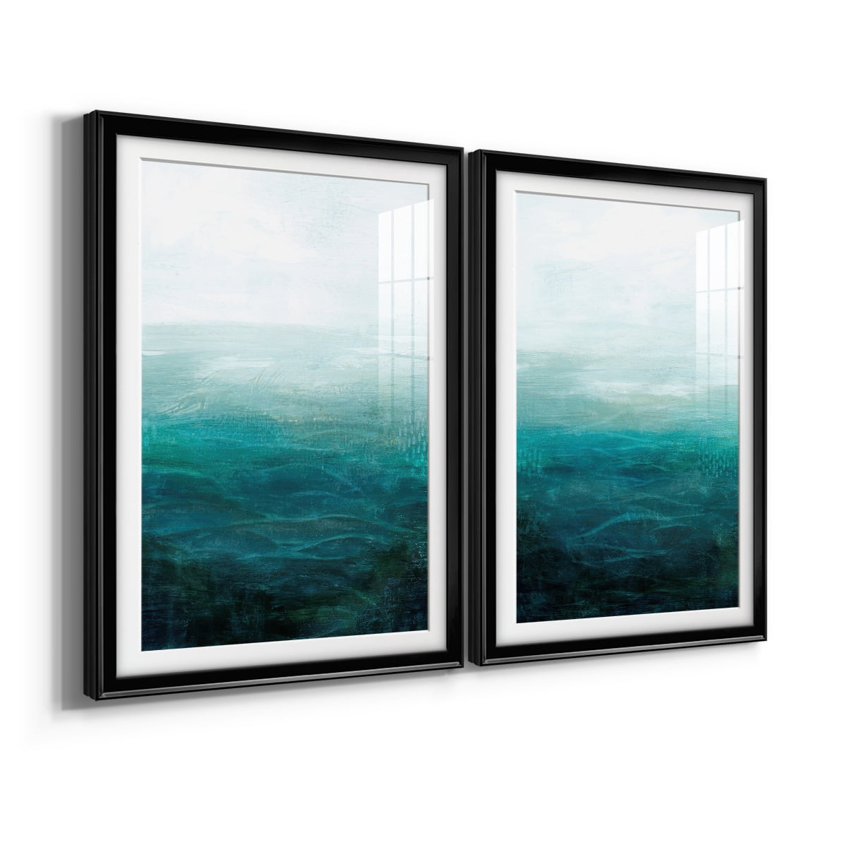 Wexford Home Drifting Sea I Premium Framed Print, 26.5" x 36.5" - Ready to Hang, Black (Set of 2)