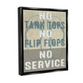 thumbnail image 4 of Stupell Industries Summer No Service Sign Typography Painting Black Floater Framed Canvas Art Print Wall Art, 17 x 21, 4 of 10
