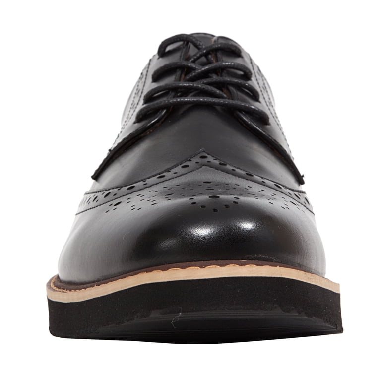 Men\'s Deerstags Black Wingtip Lace-Up Dress Shoes s-l400.jpg main image 2
