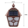 thumbnail image 3 of Solar Wall Lantern Lights, Solar Wall Lights Outdoor, Dusk to Dawn Motion Sensor Sconce IP65 Waterproof, Exterior Front Porch Security Lamps Wall Mount Patio Fence Decorative, 3 of 8