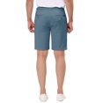 thumbnail image 3 of Lars Amadeus Short Chino Homme Été Couleur Unie Ajusté devant Plat 28 Bleu, 3 of 7