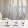 thumbnail image 6 of Color Gradient Pattern Sheer Curtains 84 Inch Length, Light Filtering Voile Curtain Panel, Rod Pocket Drapes Window Treatments for Living Room Bedroom 52"x84", 6 of 9