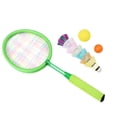 thumbnail image 2 of 1 Set Badminton Racket Badminton Training Tool Outdoor Sports Playing Toy Set with Bag for Children with 15pcs Badmintons (Random Color), 2 of 7