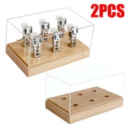 2PCS Clear Turntable Headshell Storage Box Accessory High End for Phonograph