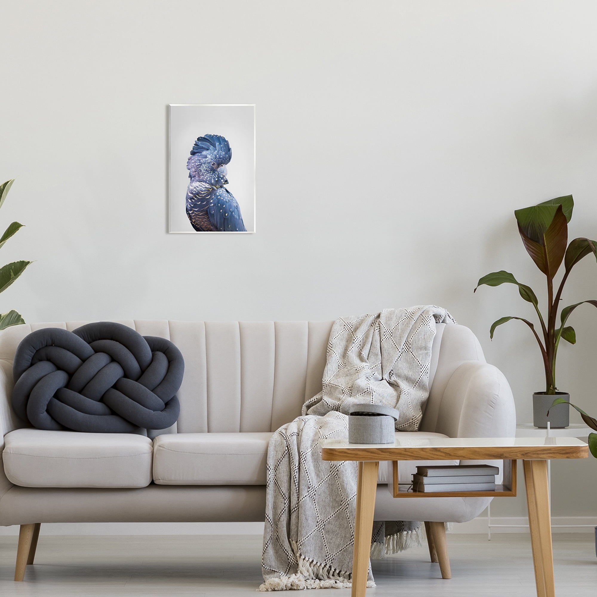 Stupell Industries Grey Cockatoo Portrait Animals & Insects Photography Unframed Art Print Wall Art, 10 x 15