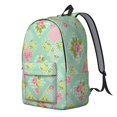 thumbnail image 2 of Pioneer Flower Floral Print Pattern Backpack for School, Cute School Bag with Adjustable Shoulder Straps and Padded Back, 15.7"x11.8"x5.5", 2 of 5