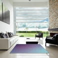 thumbnail image 7 of Ahgly Company Machine Washable Indoor Rectangle Transitional Light Purple Blue Area Rugs, 6' x 9', 7 of 7