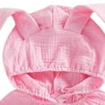 thumbnail image 5 of Hessimy Newborn Baby Girl Summer Outfit Bow Smocked Bubble Romper Doll Collar Plaid Bodysuit Fly Sleeve Jumpsuit Clothes(Red, 5 of 7