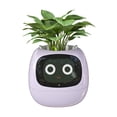 thumbnail image 2 of Flowerpots with Dish Ceramic, Smart Flowerpots with Artificial Intelligence Time Temperature Display and Numerous Expressive Animatio Ns Based on The Environment, Flower Pots, 2 of 9