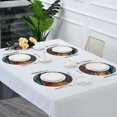 thumbnail image 5 of 15.4" Round Placemat Set of 6 Polyester Fabric Place Mats Non-Slip Dining Kitchen Table Mats for Kitchen Party Decor Colorful Clouds and Mountains, 5 of 5