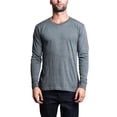 thumbnail image 3 of G-Style USA Men's Lightweight Cotton Blend Long Sleeve T-Shirt MTSC13161 - Gray Caviar - X-Large, 3 of 5