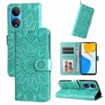 thumbnail image 1 of Funda tipo cartera GANGXUN para Honor X7 , diseño girasol, cuero PU, soporte, cierre magnético, tarjetero, 1 of 5