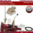thumbnail image 1 of American Shifter  C6 Shifter Kit Chrome 8 in. E Brake Cable Clamp Trim Kit for ED14F, 1 of 1