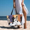 thumbnail image 5 of Lsque Bluey Beach Travel Bag - Water-Resistant, Large Capacity Lightweight Tote with 7 Pockets for Women and Men - Perfect for Beach, Pool, Gym, and Travel, 5 of 6