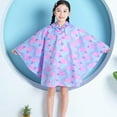thumbnail image 6 of Utlike Kids Rain Poncho Waterproof Raincoat Toddler Wear Rain For Kids Cartoon Children Ponchos Boys Coat& Hooded Rainwear Wear During Rainy Season And Rainy Days Size 8 Years-9 Years, 6 of 6