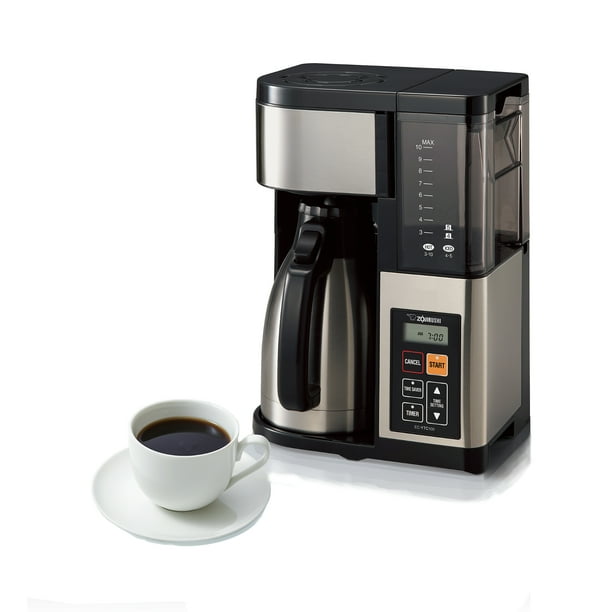 Zojirushi ECYTC100XB Fresh Brew Plus 10Cup Thermal Carafe Coffee