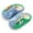 Blue, variant on LYHaoo Toddler Kids Unisex Slippers Animal Winter Warm Furryry Shoes For Boys Girls Sizes 5 Toddler 6-9 months