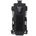 thumbnail image 3 of Nylon Water Bottle Bag with Hanging Buckle Suitable for Outdoor Activities Black, 3 of 5